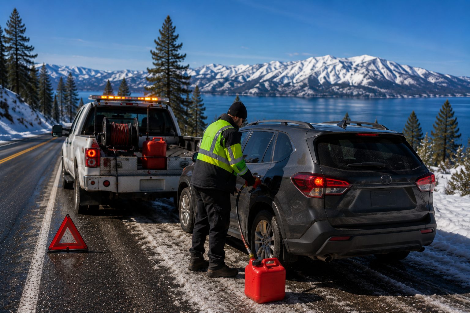Fuel Delivery at Lake Tahoe &mdash; Tahoe Basin Towing
